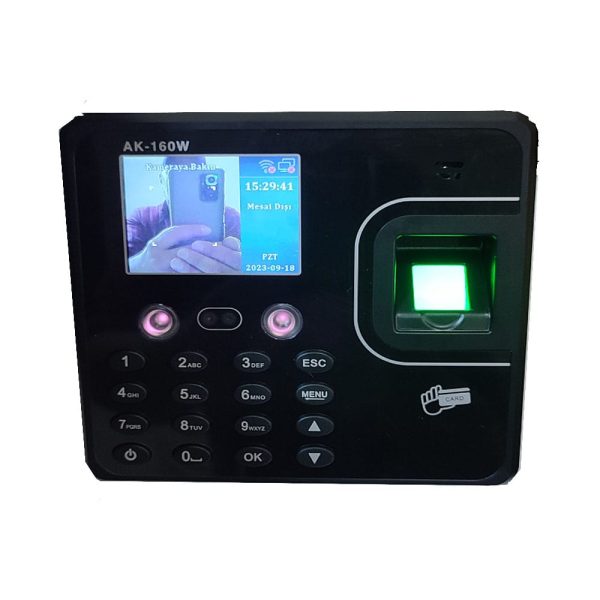 Akfon AK-160W WiFi Özellikli Yüz Tanıma ve Parmak İzi Okuyucu