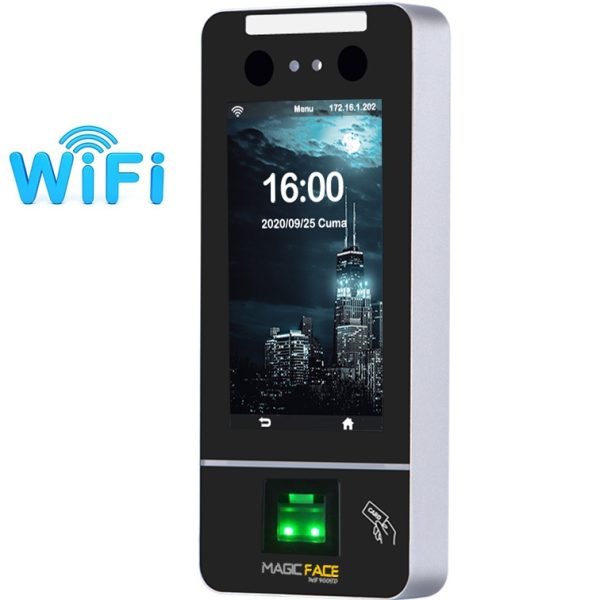 MAGIC FACE MF 900 WiFi Yüz Tanıma Sistemi 5 Metre Uzak Mesafe Biyometrik Geçiş
