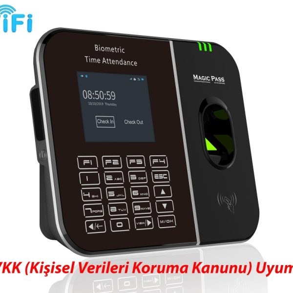 MAGIC PASS KV15 KVKK Uyumlu Parmak İzi Okuyucu Biyometrik Personel Takip ve Geçiş Kontrol Sistemi