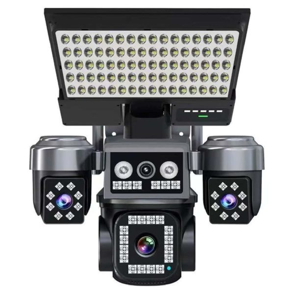 O-KAM 334 Premium 4G 12MP Solar Kamera 4 Lens 1 PTZ Alert Projektör