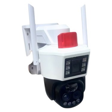 O-KAM 6010 6MP 2 Lens Wi-Fi Solar 10X Optik Zoom PTZ Kamera