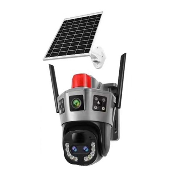 O-KAM 6020 4G Solar 2 Lens 10X Optik Zoom Güvenlik Kamerası