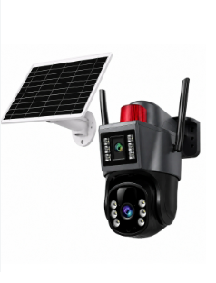 O-KAM 7015 4G Solar 2 Lens 6MP PTZ Güvenlik Kamerasıı