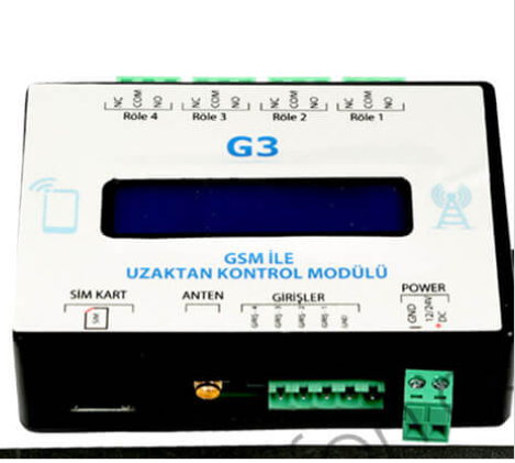 Telefonla Kapı Açma ve Kontak Verme Cihazı – Çift Röleli GSM Modül